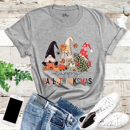 Hallothankmas Funnt Halloween T Shirt