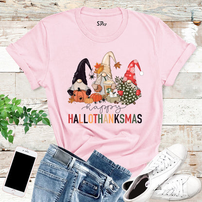 Hallothankmas Funnt Halloween T Shirt