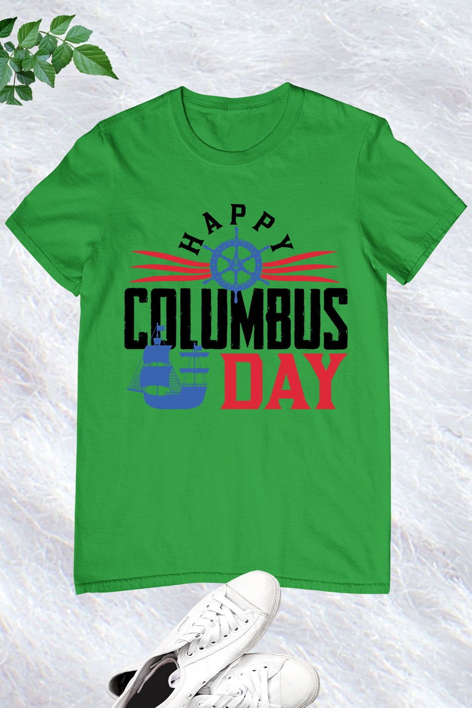 USA Happy Columbus Day Tee