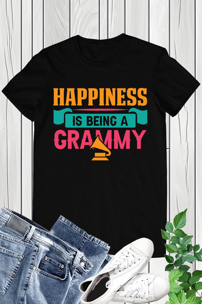 Happiness Is Being A Grammy Funny T Shirt