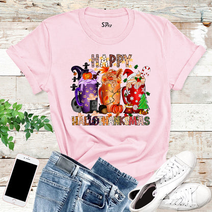 Happy Hallothankmas T Shirt