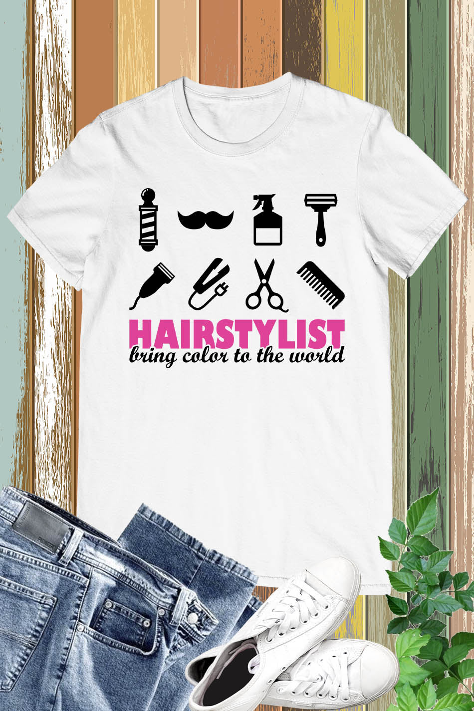 Hairstylist Bring Color to the World T Shirt