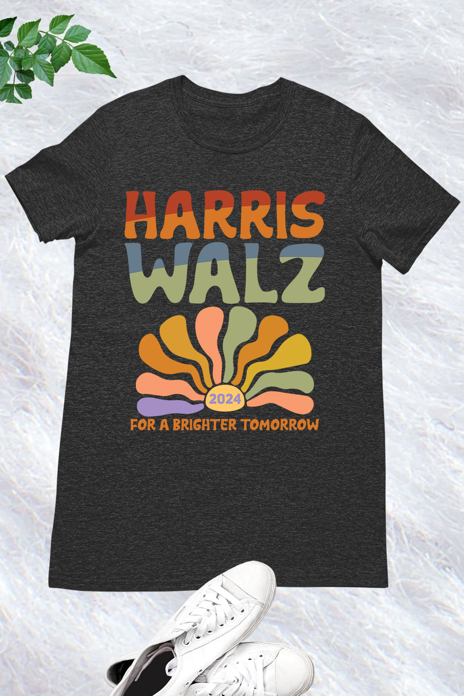 Harris Walz Boho Election T Shirt