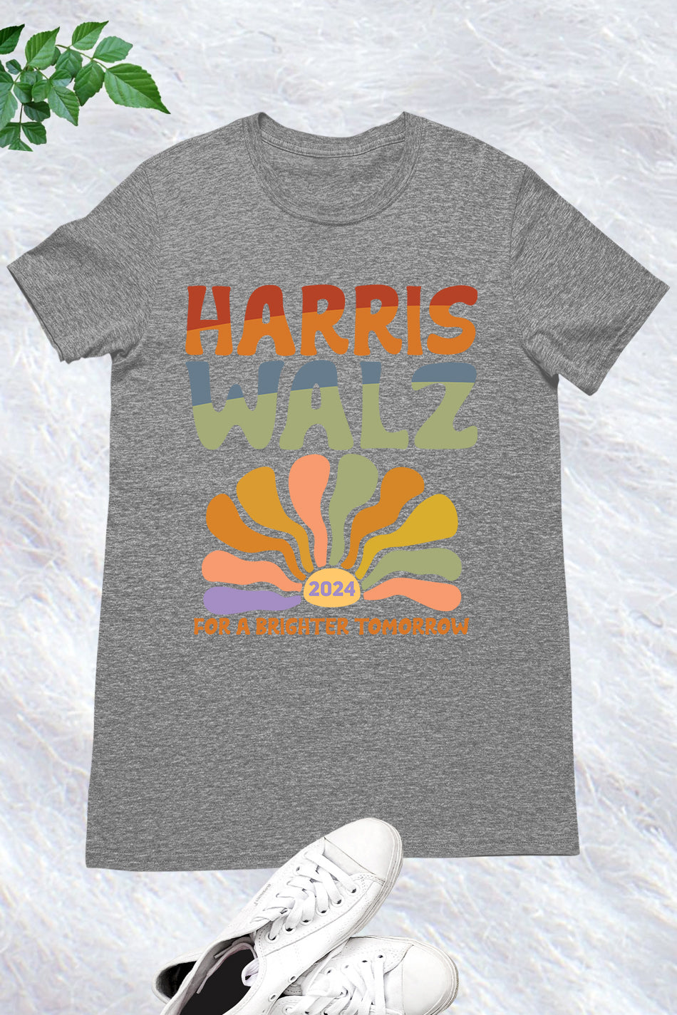 Harris Walz Boho Election T Shirt