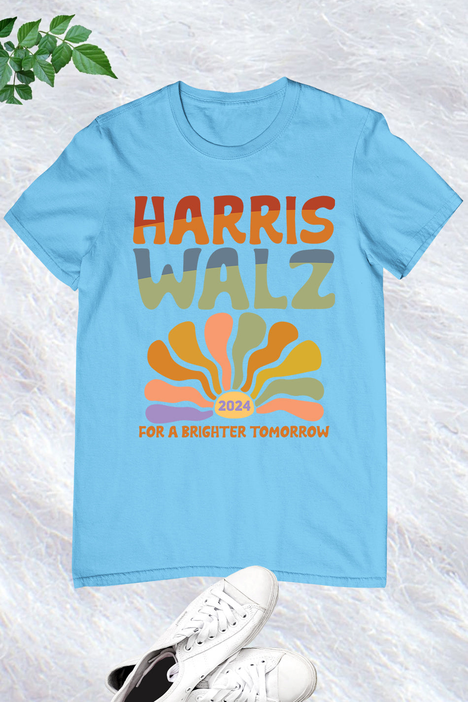 Harris Walz Boho Election T Shirt