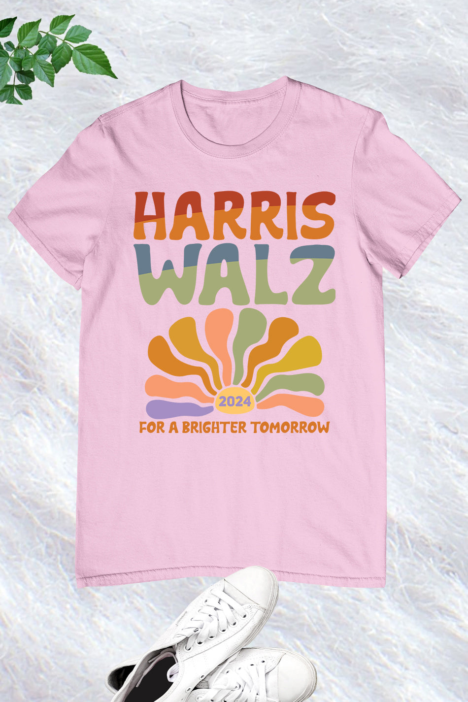 Harris Walz Boho Election T Shirt