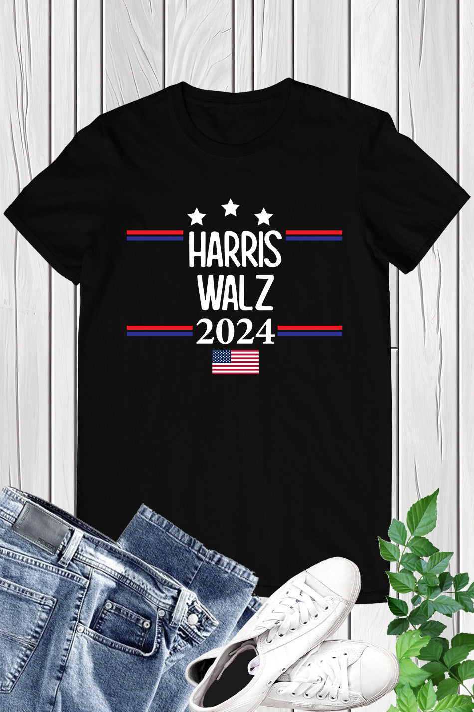 Harris Walz 2024 USA Election T Shirt