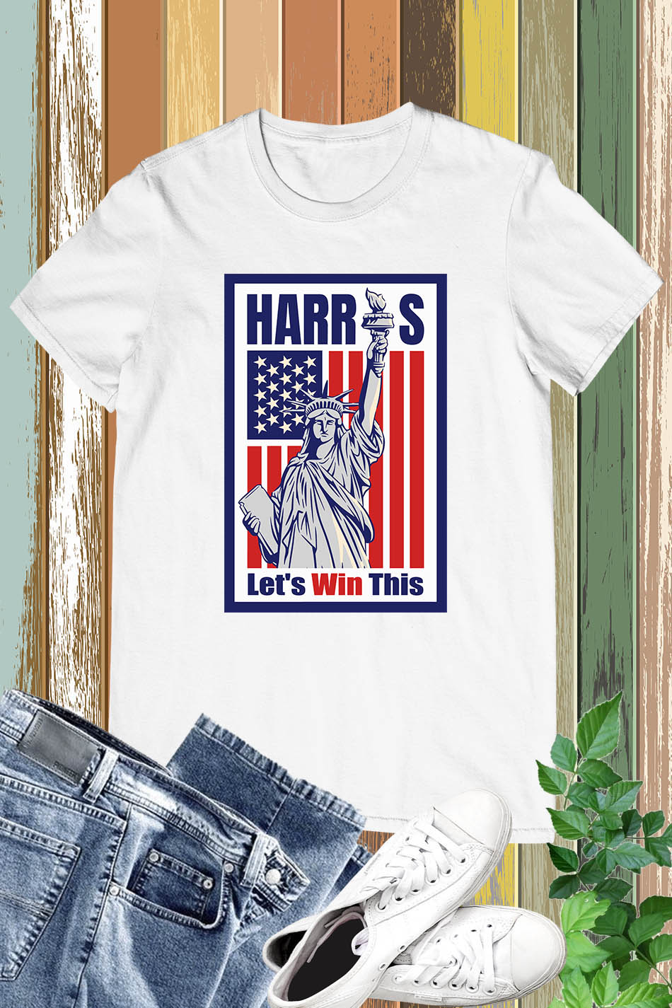 Harris 2024 Lets Win This Political Campaign Shirt