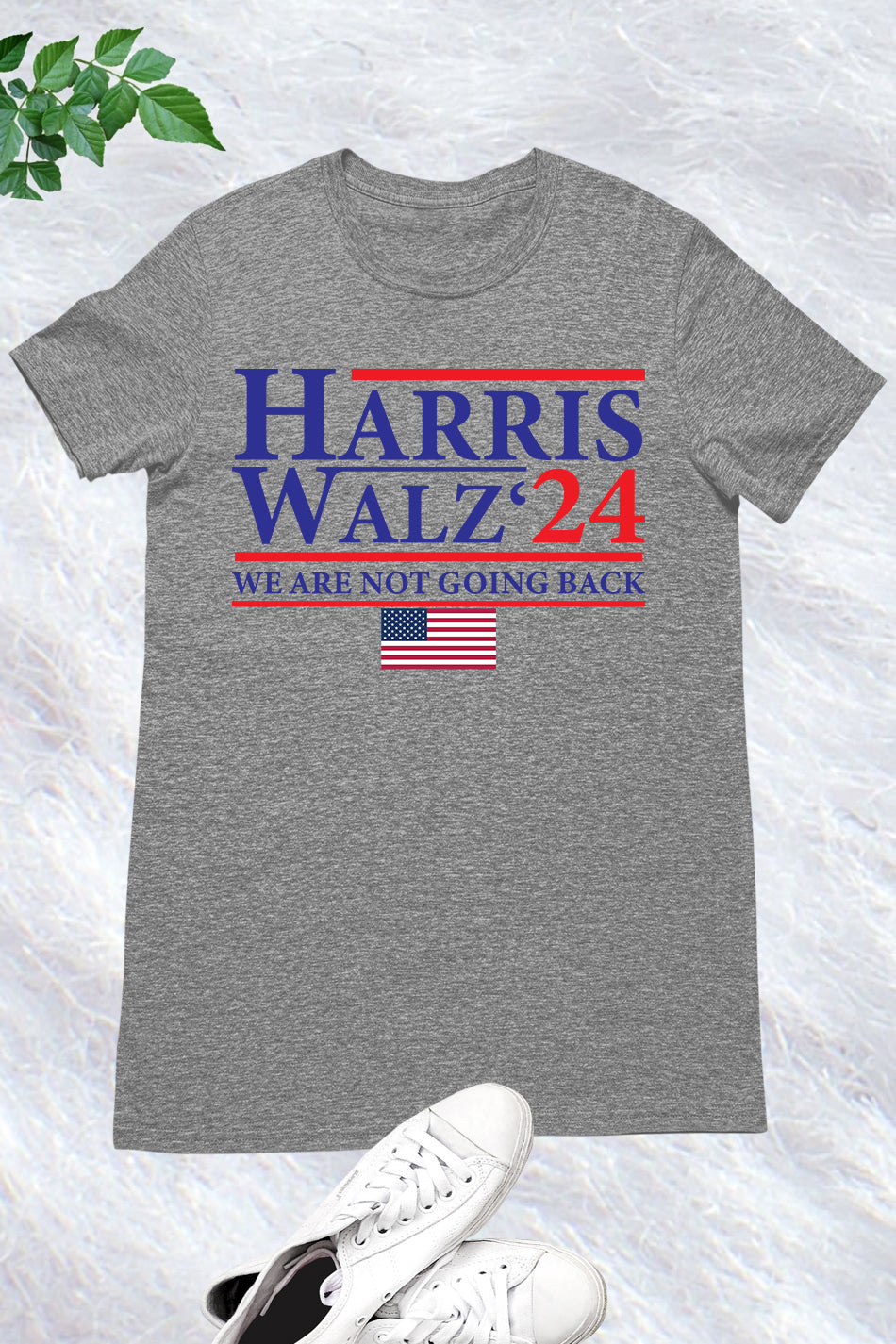 Harris Walz 24 We are Not Going Back T Shirt