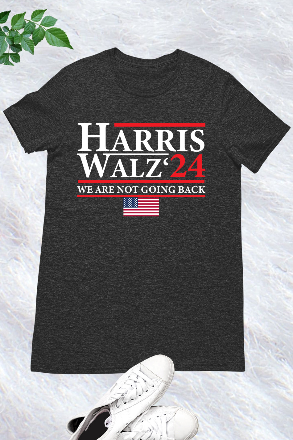 Harris Walz 24 We are Not Going Back T Shirt