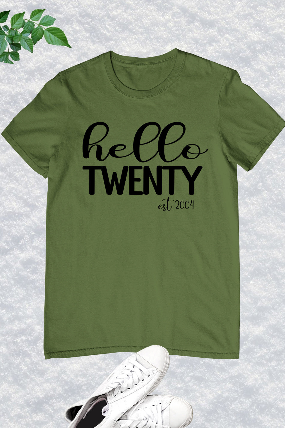 Hello Twenty Est 2004 Birthday T Shirts