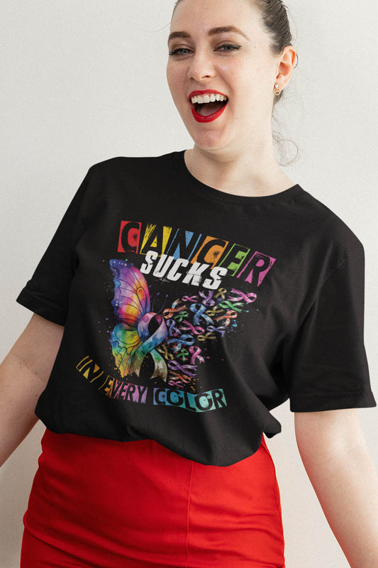 Cancer Sucks in Every Color Shirt