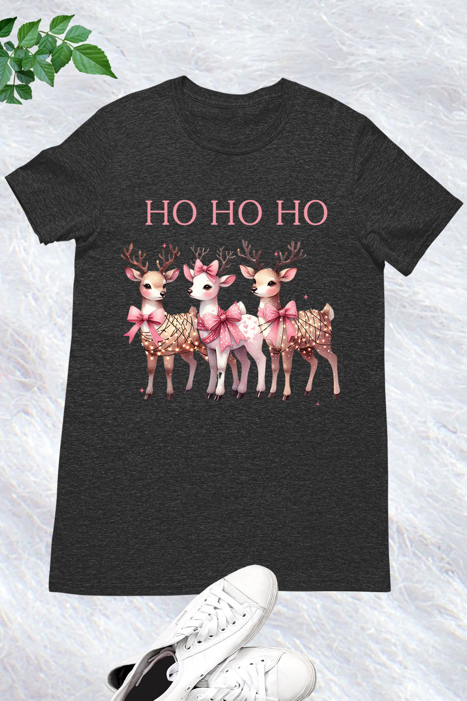 Christmas Deer Ho Ho Ho Shirt