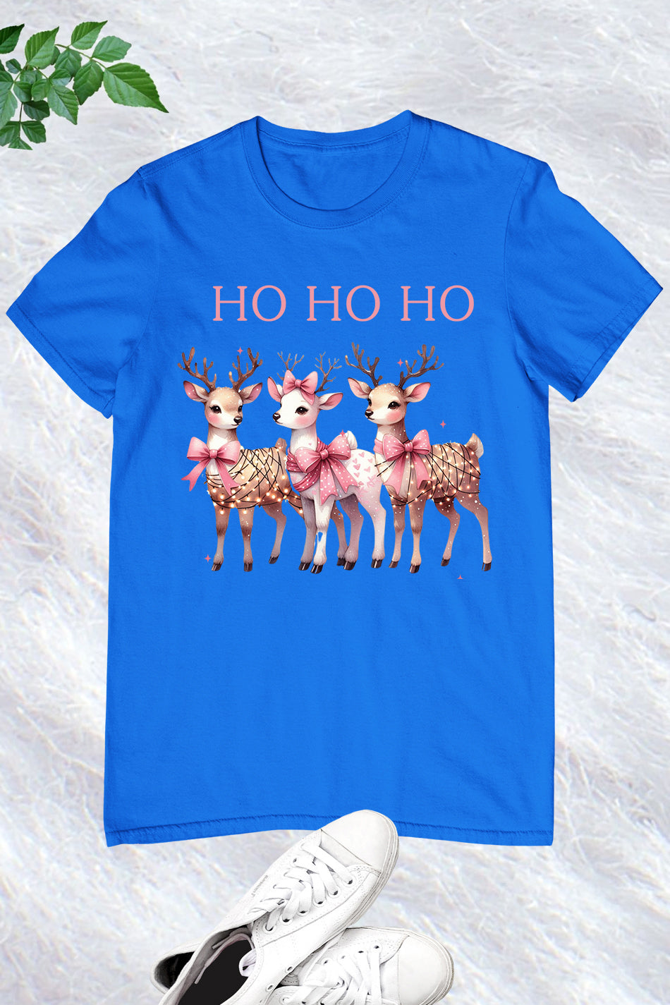 Christmas Deer Ho Ho Ho Shirt