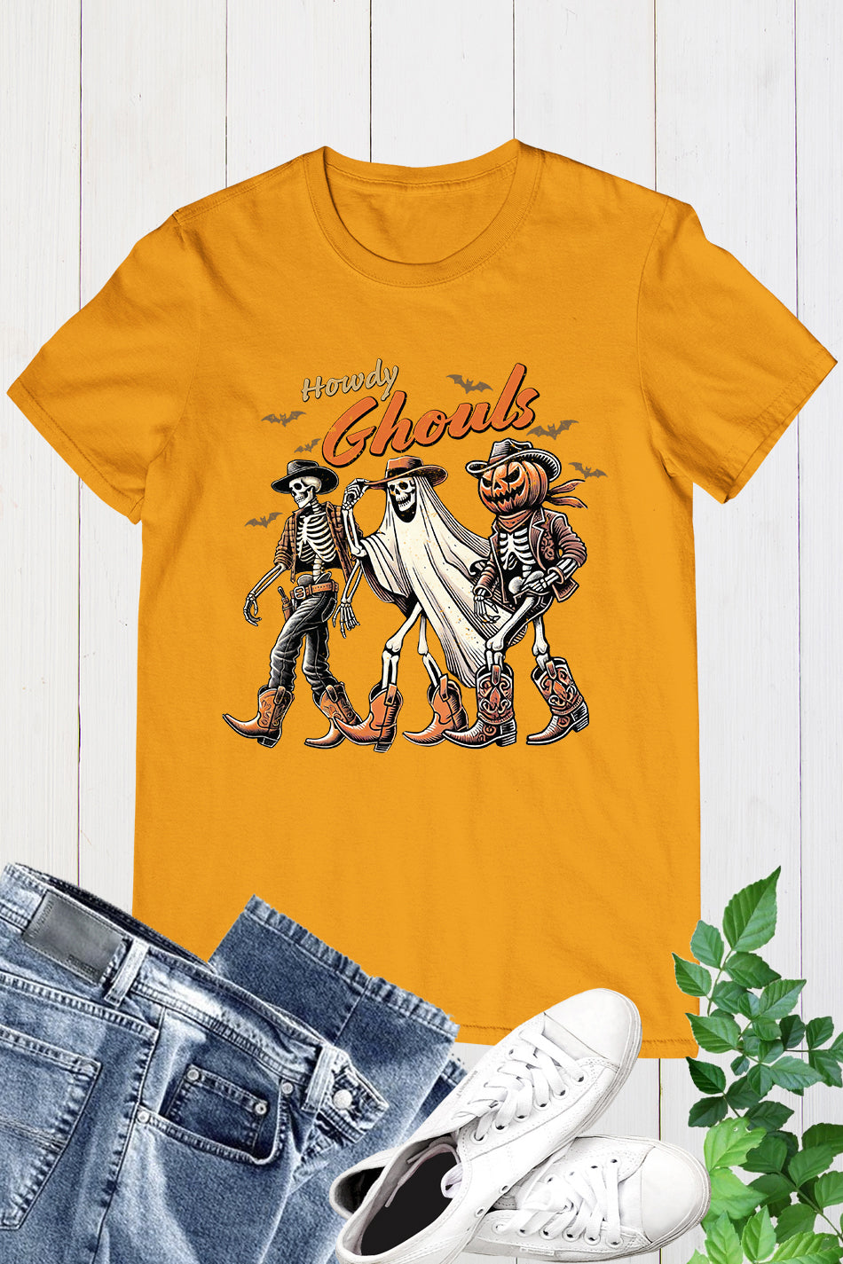 Howdy Ghouls Western Halloween Shirt