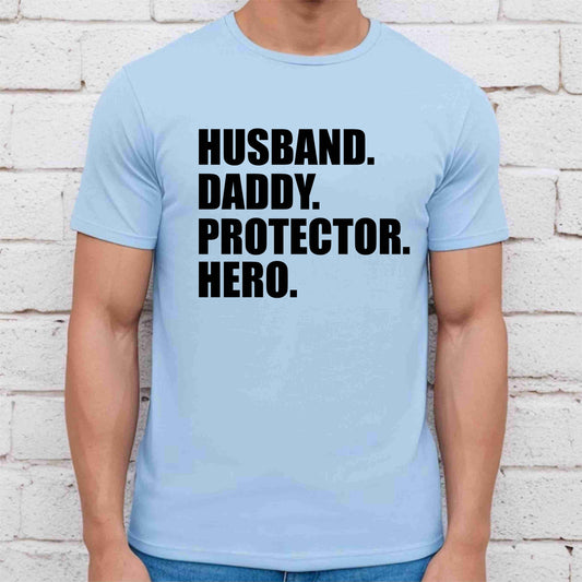 Husband Daddy Protector Hero Shirt