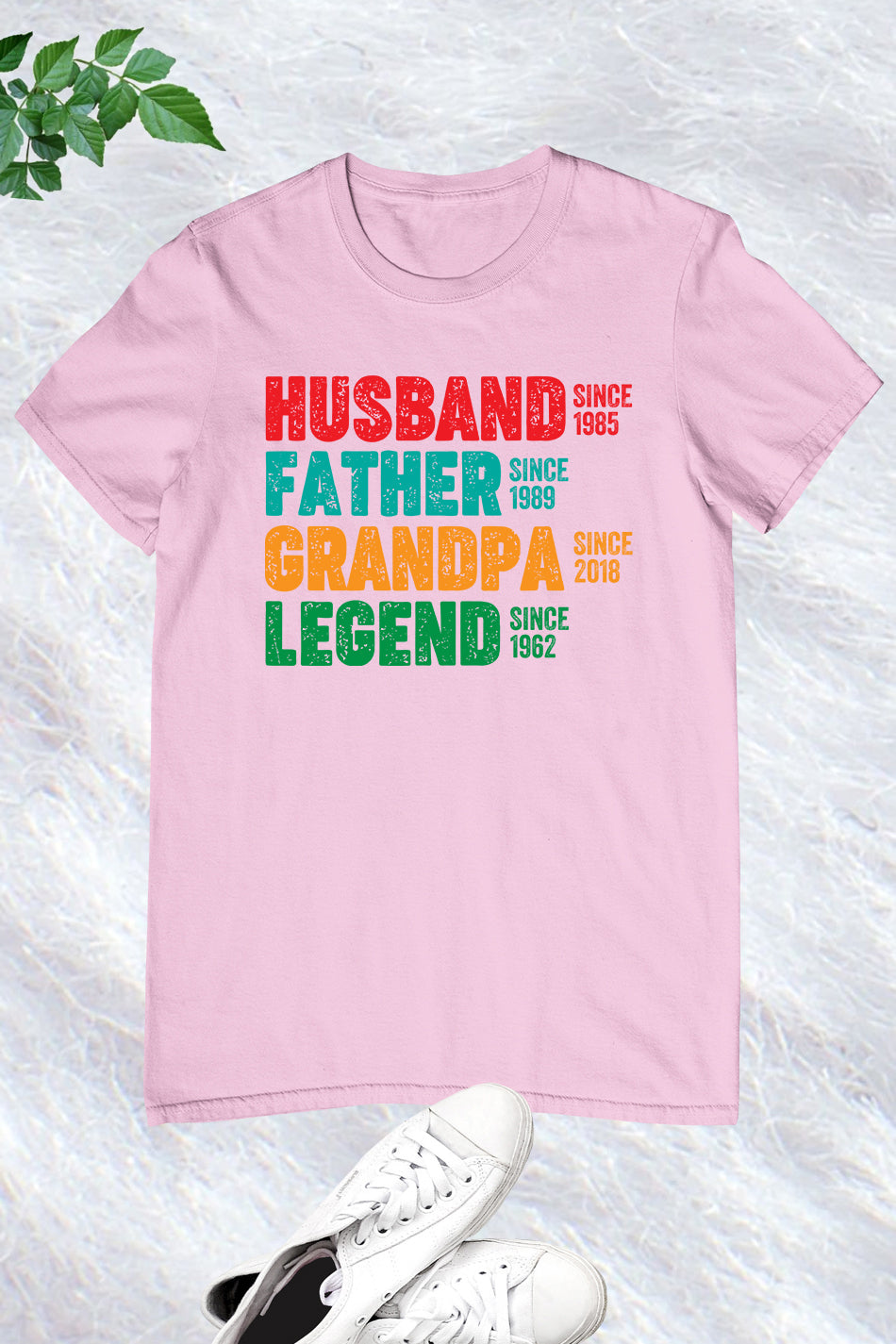 Personalized Date Husband Father Grandpa Legend Shirt