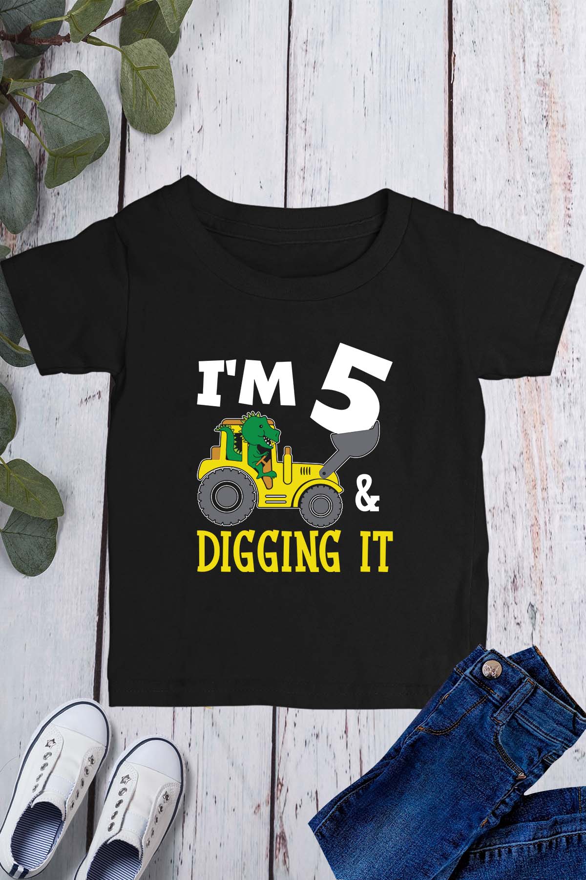 I am 5 and Digging It Sweatshirt