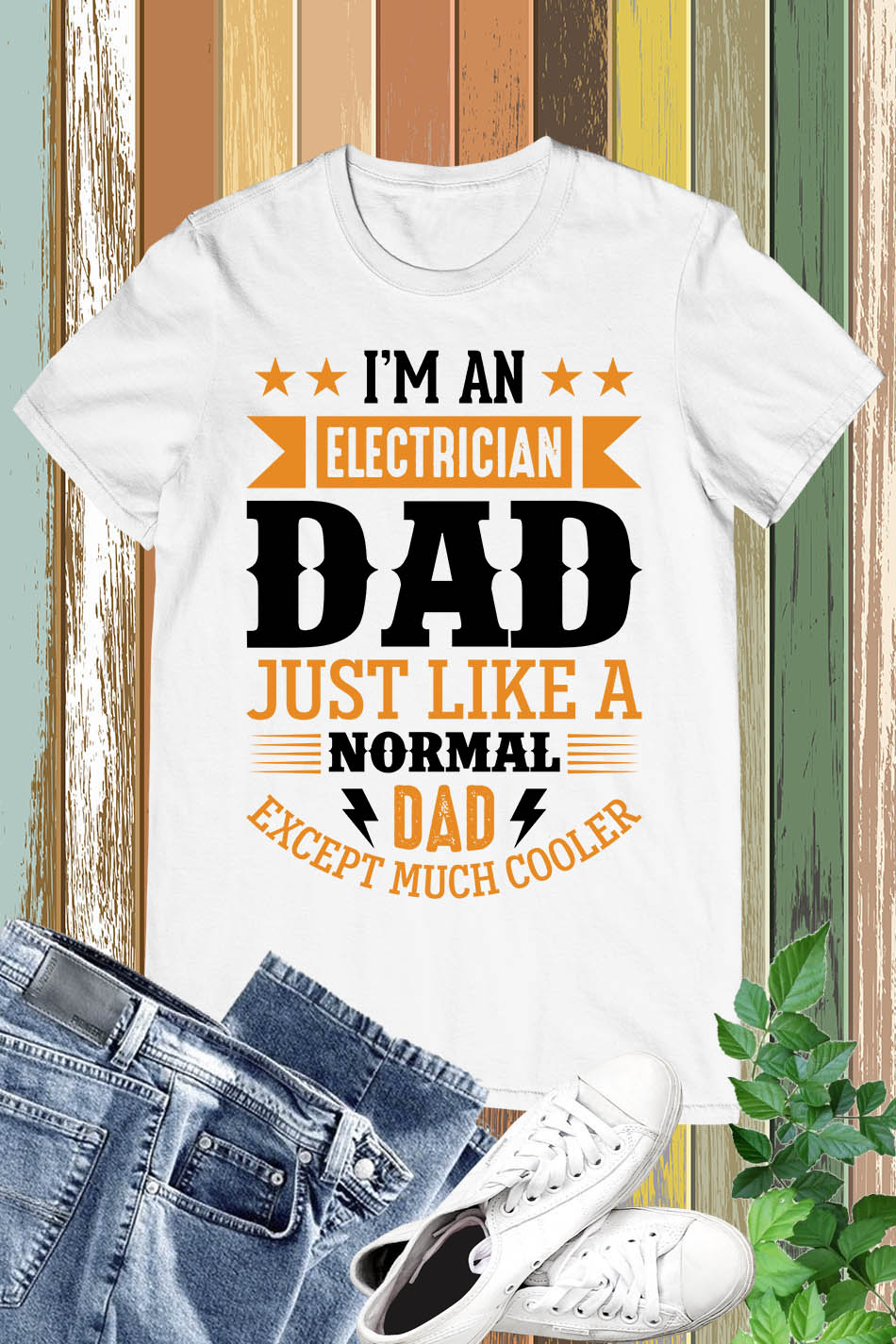 Electrician Dad T Shirt