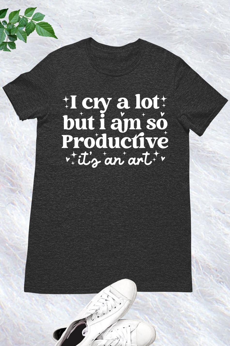 I Cry A Lot But I Am So Productive Swiftie Song Lyrics Tee