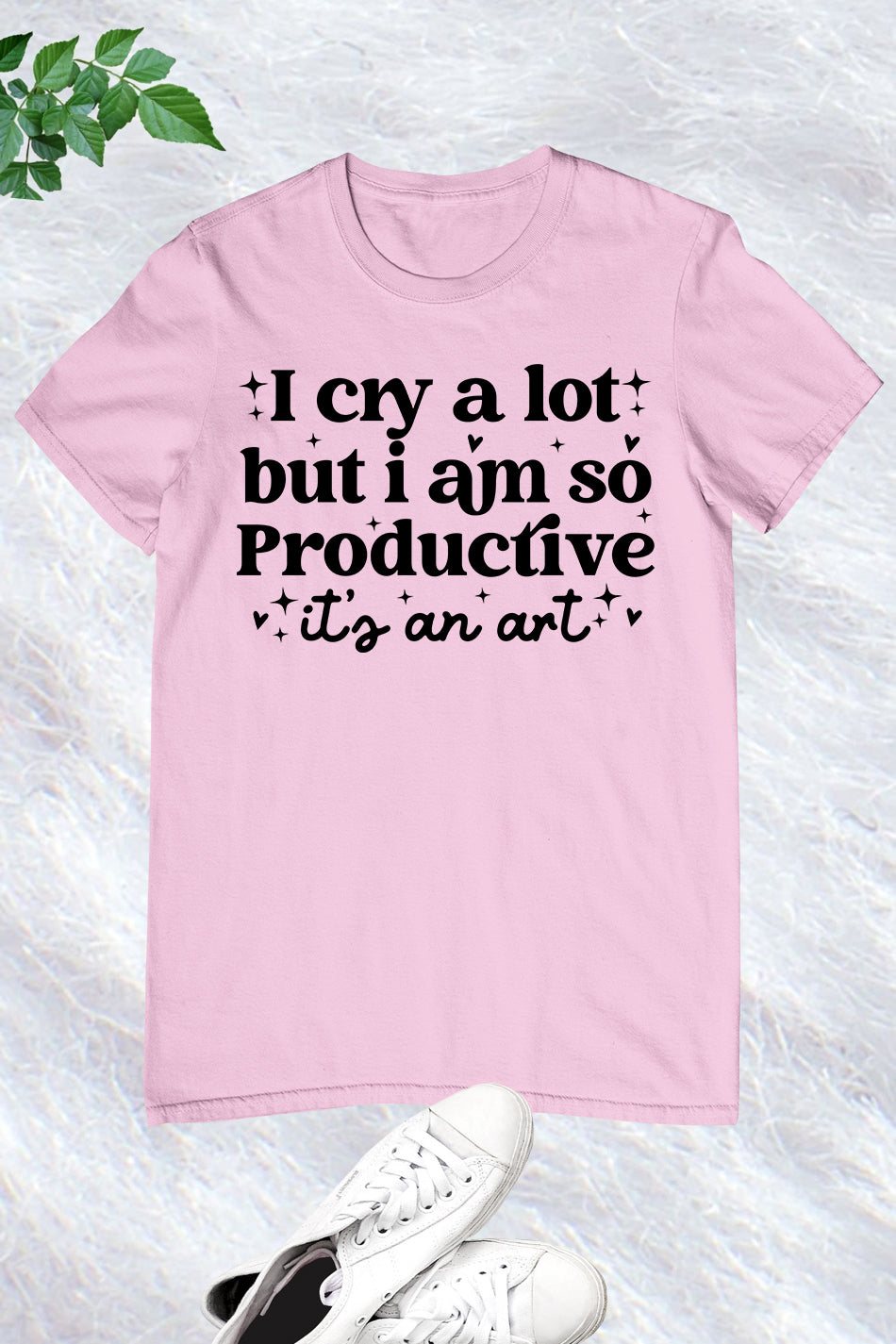 I Cry A Lot But I Am So Productive Swiftie Song Lyrics Tee