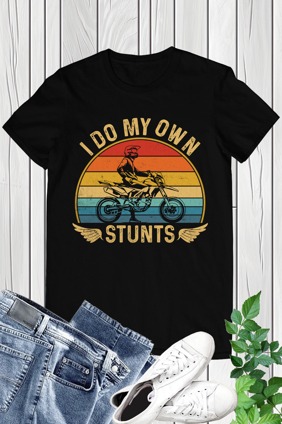 I Do My Own Stunts Bicycle Bike T-shirt