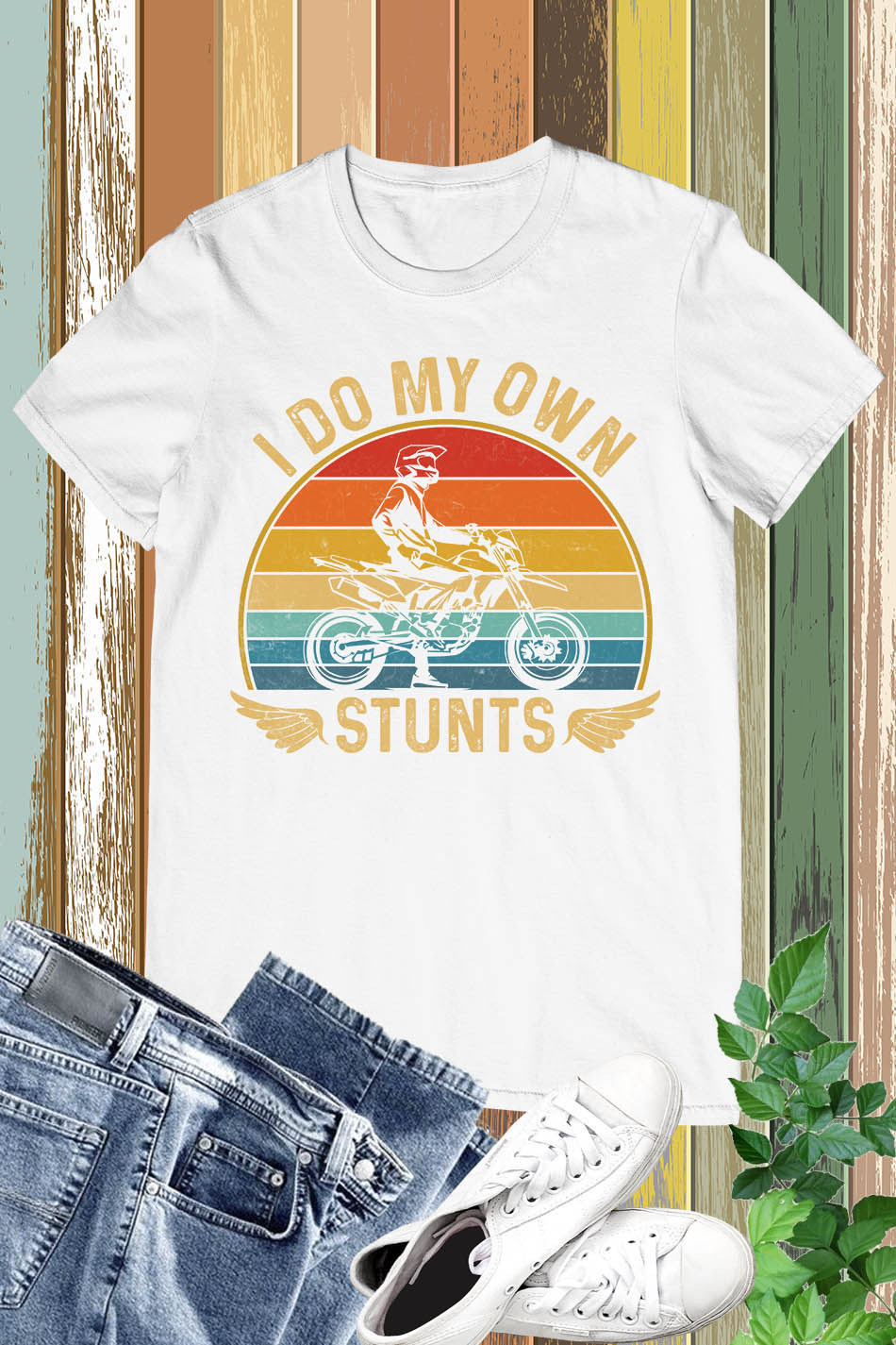 I Do My Own Stunts Bicycle Bike T-shirt