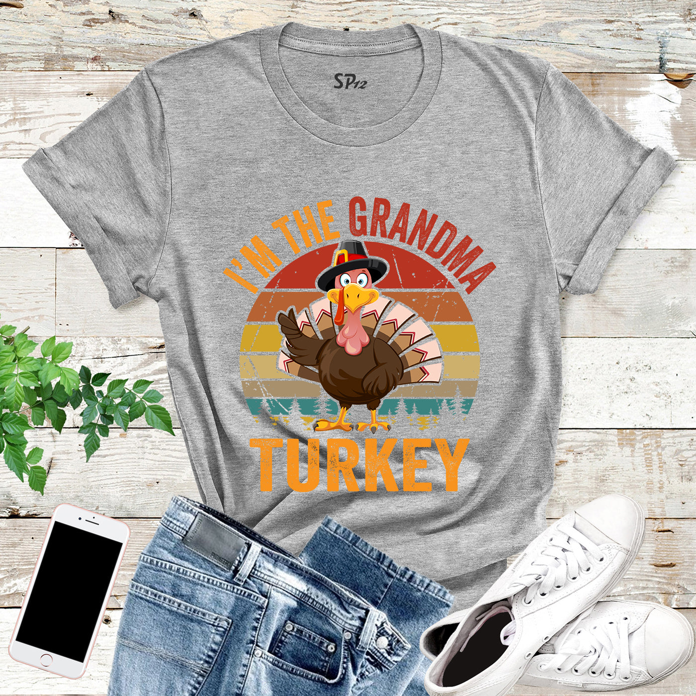 I'm The Grandma Turkey T Shirt