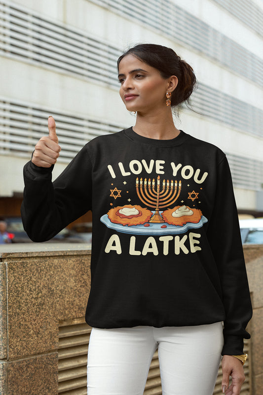 I Love You a Latke Hanukah Shirt