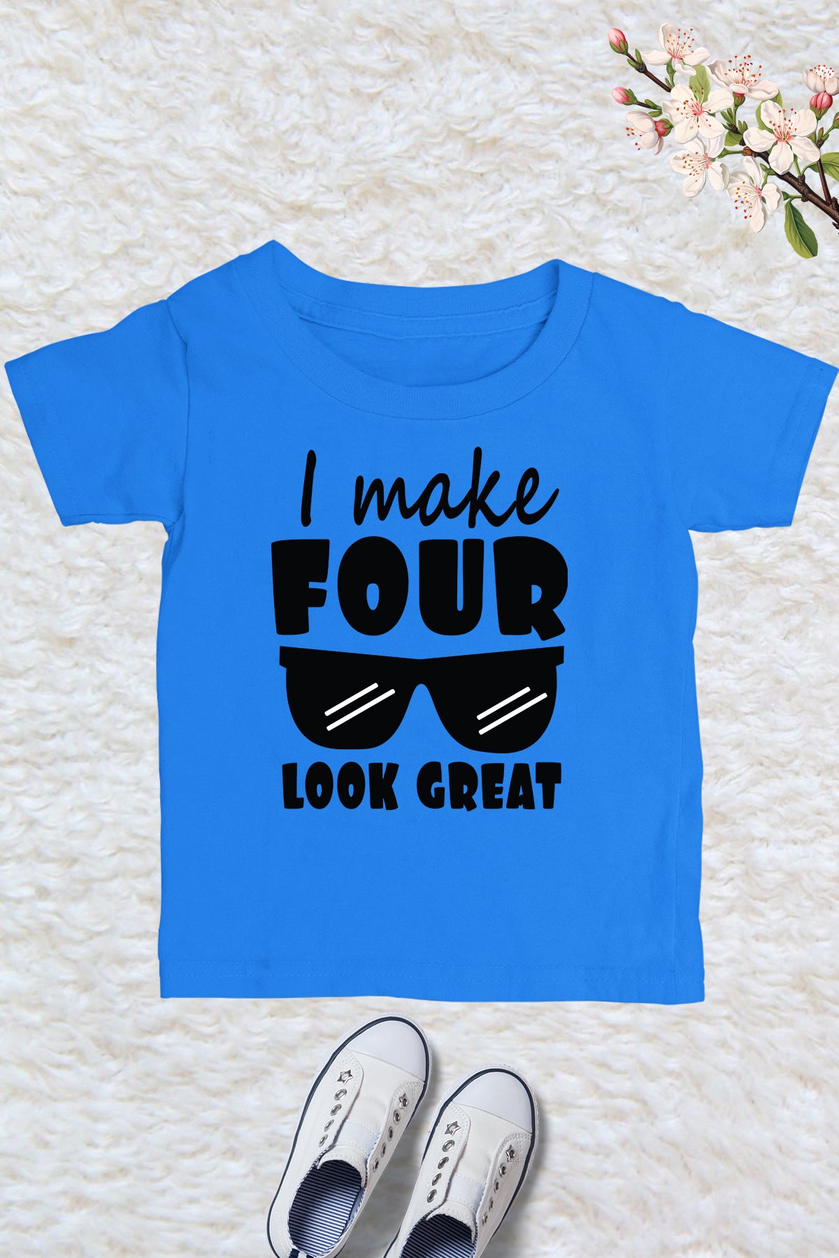 I Make Four Look Great Kids T Shirt