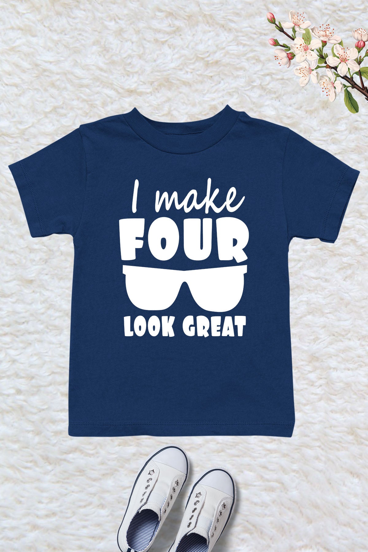 I Make Four Look Great Kids T Shirt