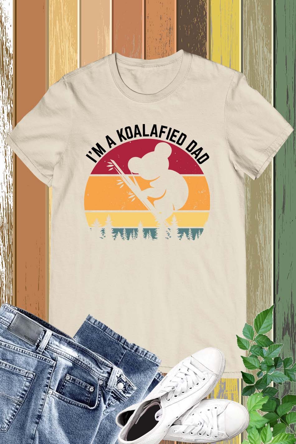 I am a Koalafied Dad Funny Shirt