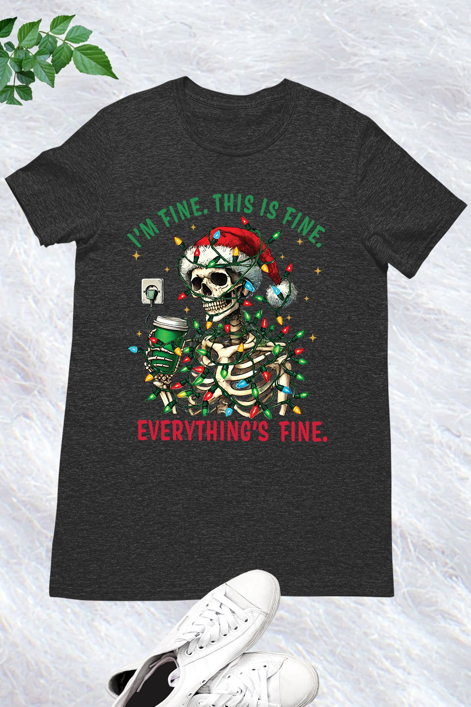 Funny Christmas Skeleton Halloween Shirt