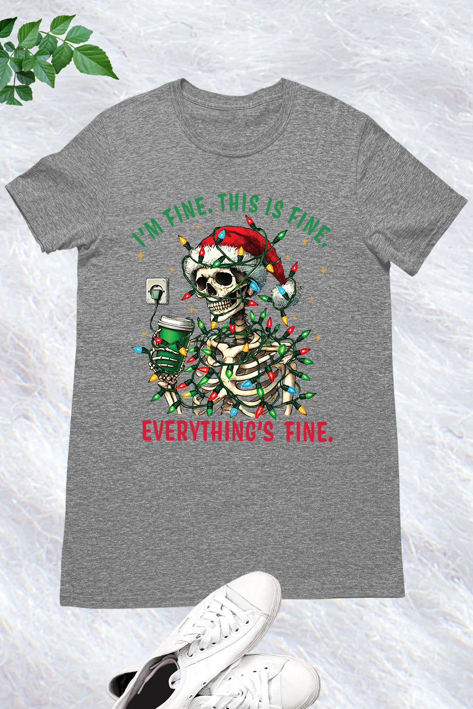 Funny Christmas Skeleton Halloween Shirt