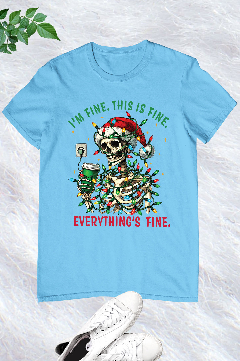 Funny Christmas Skeleton Halloween Shirt