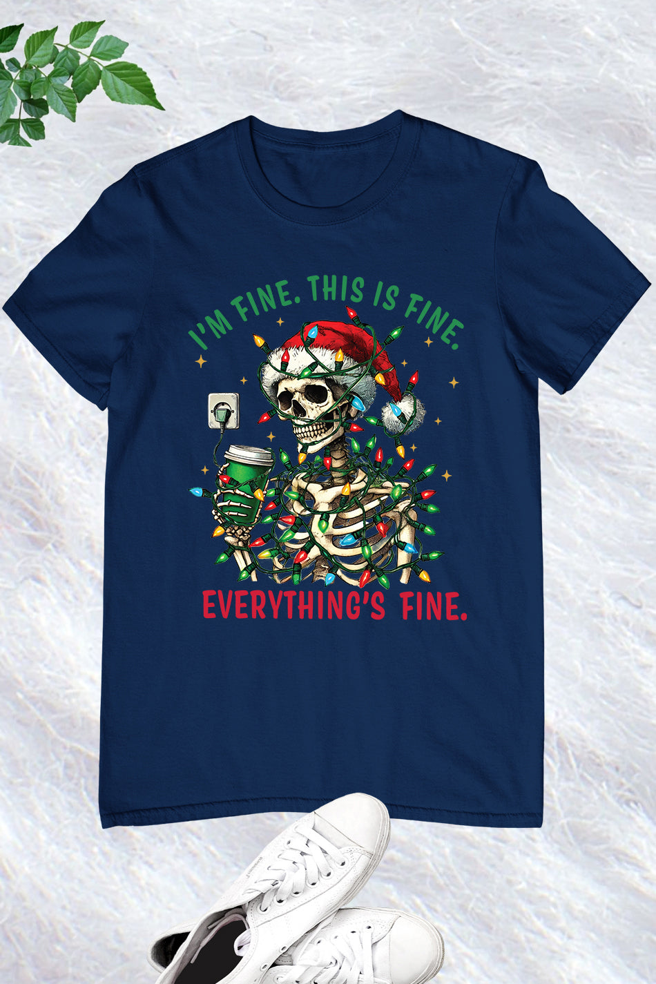 Funny Christmas Skeleton Halloween Shirt