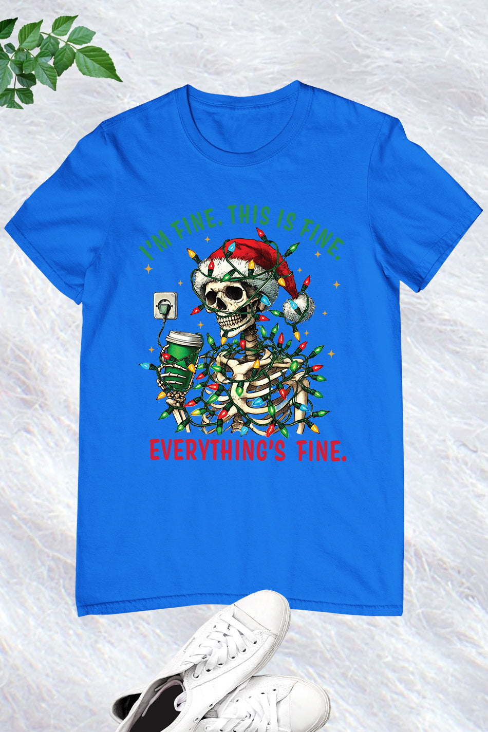 Funny Christmas Skeleton Halloween Shirt