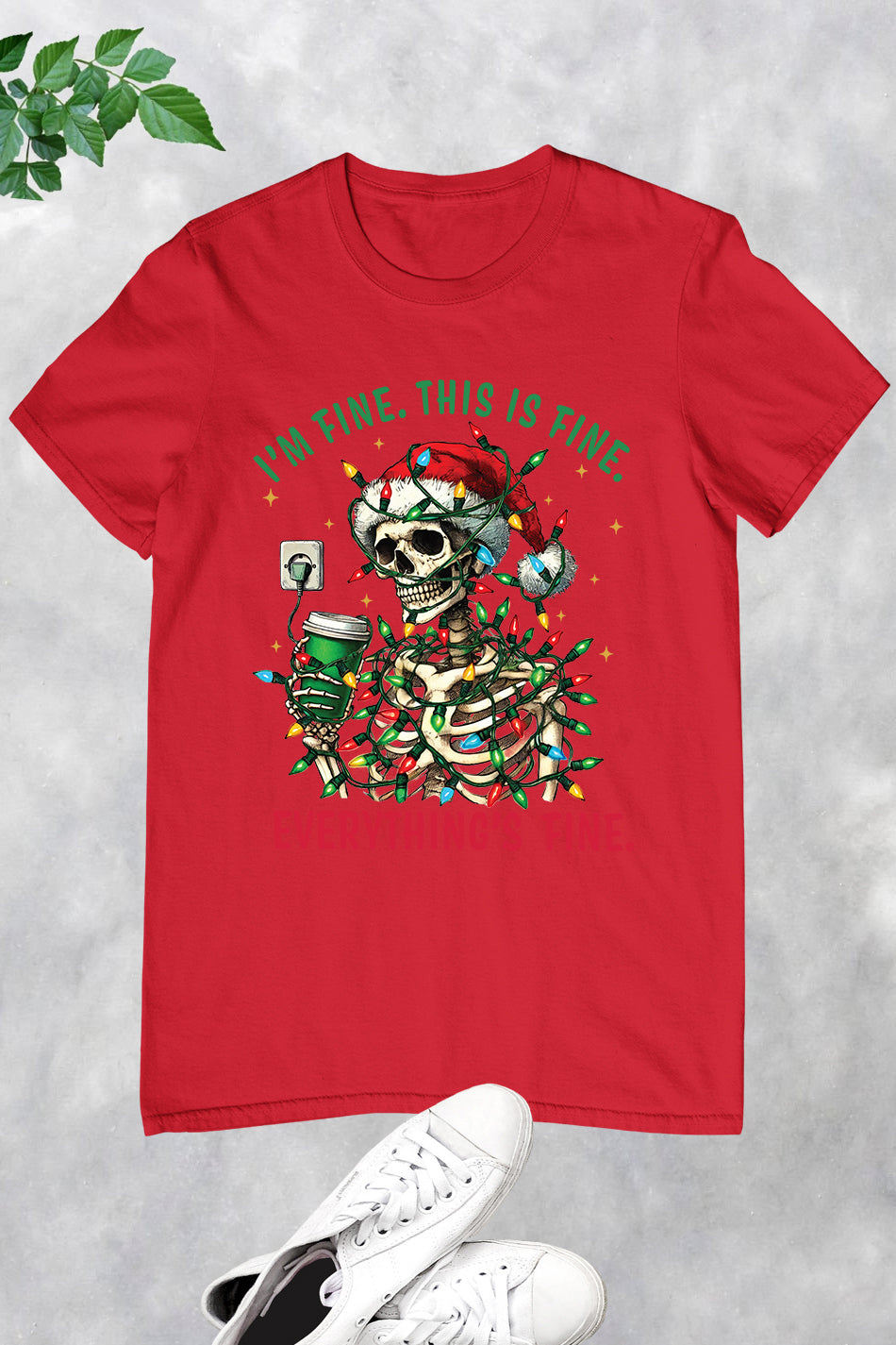 Funny Christmas Skeleton Halloween Shirt