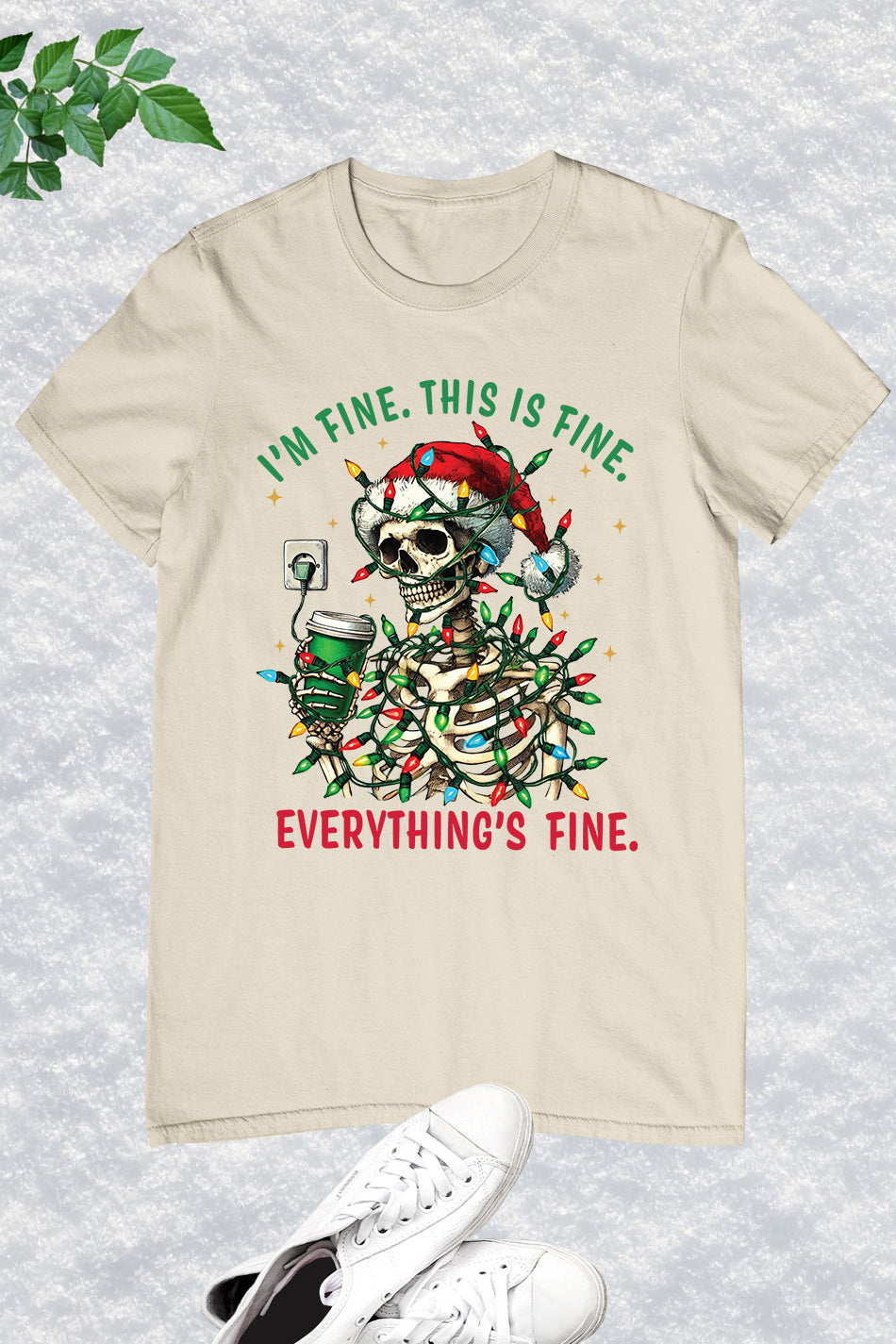 Funny Christmas Skeleton Halloween Shirt