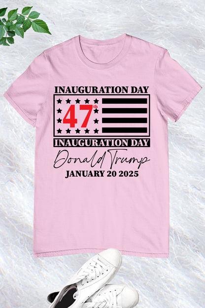 Trump Inauguration American President 2025 T Shirt