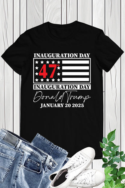 Trump Inauguration American President 2025 T Shirt