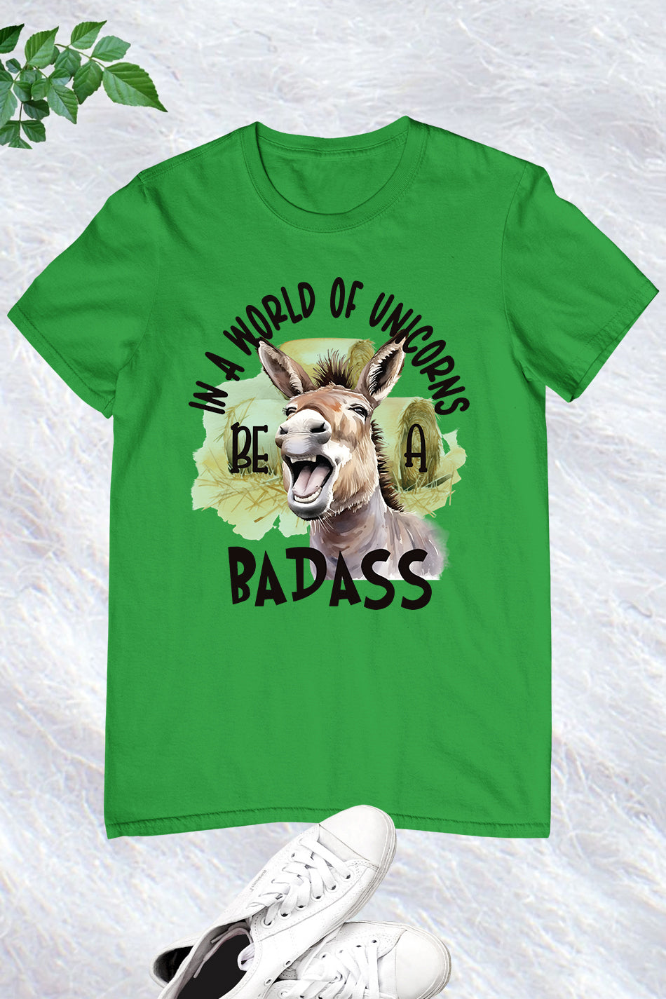 In a World of Unicorns Badass Donkey Shirt