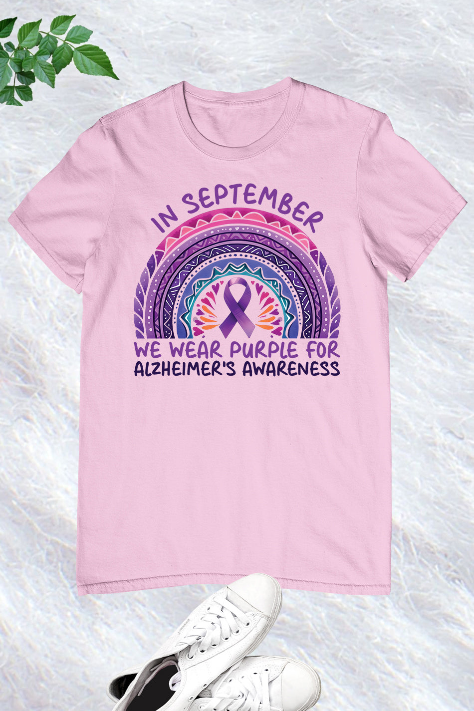 In September We Wear Purple T Shirts