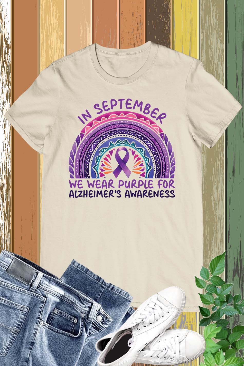 In September We Wear Purple T Shirts