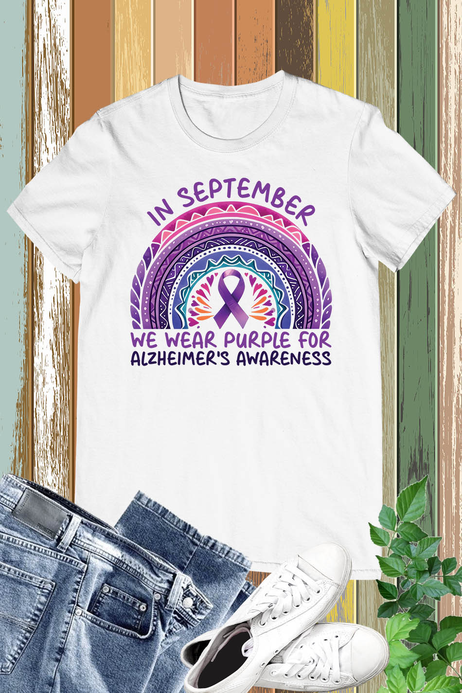 In September We Wear Purple T Shirts