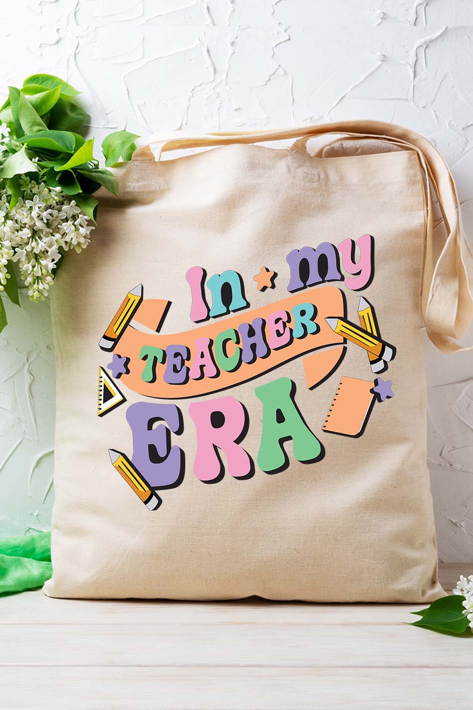 Trendy Teacher Appreciation Gift In My Teacher Era Tote Bag