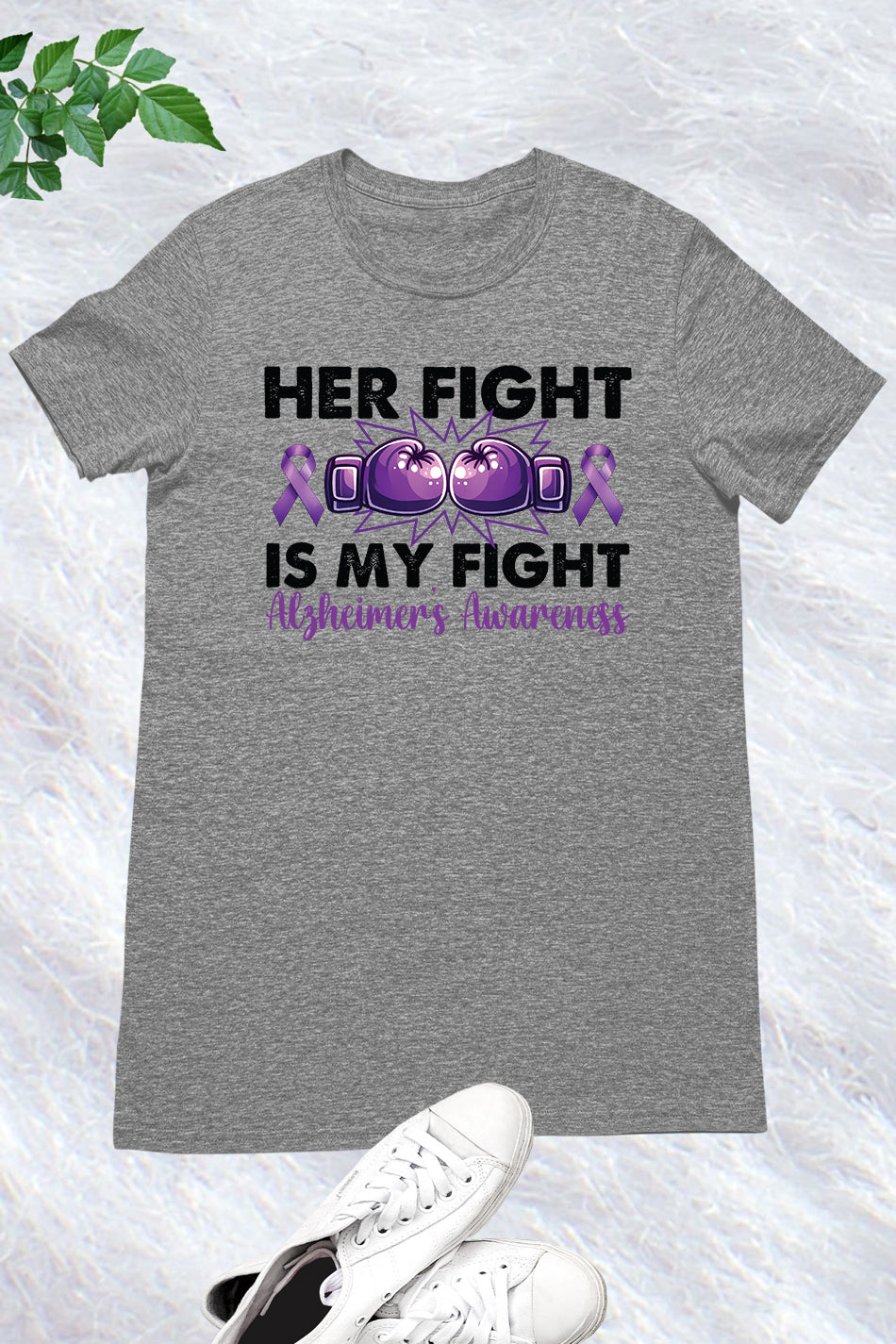 Her Fight is My Fight Memory Awareness T Shirts