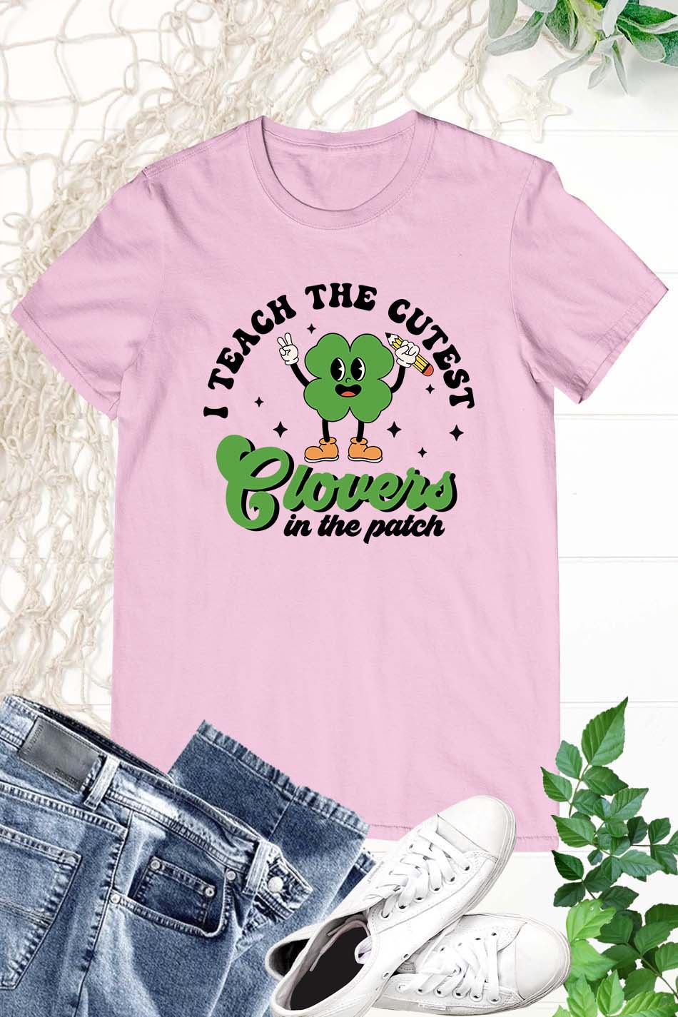 I Teach The Cutest Clovers In Patch St Patricks Day Teacher Shirts