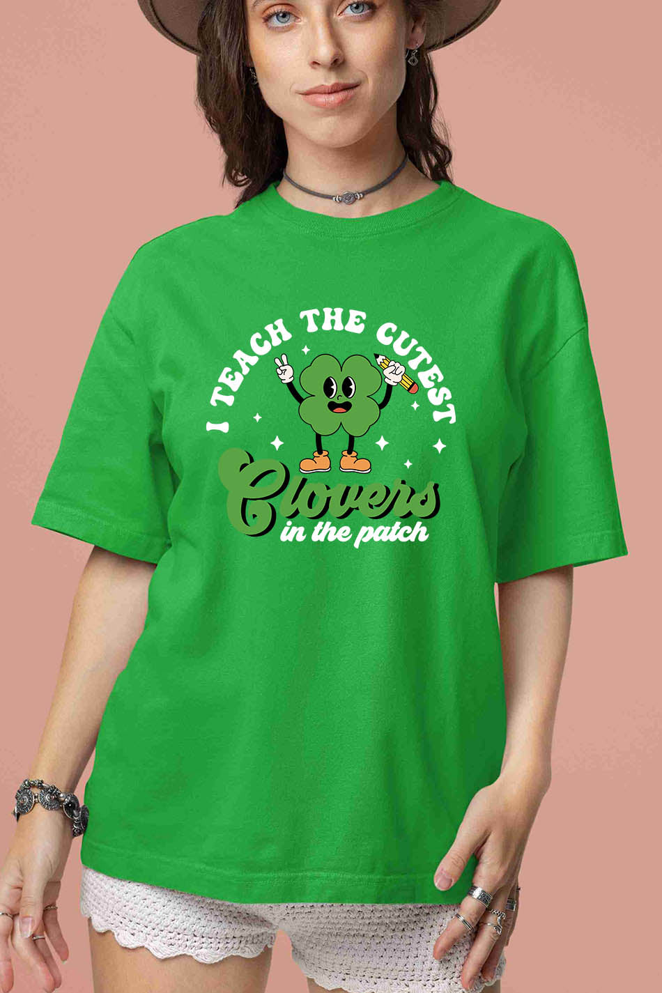 I Teach The Cutest Clovers In Patch St Patricks Day Teacher Shirts