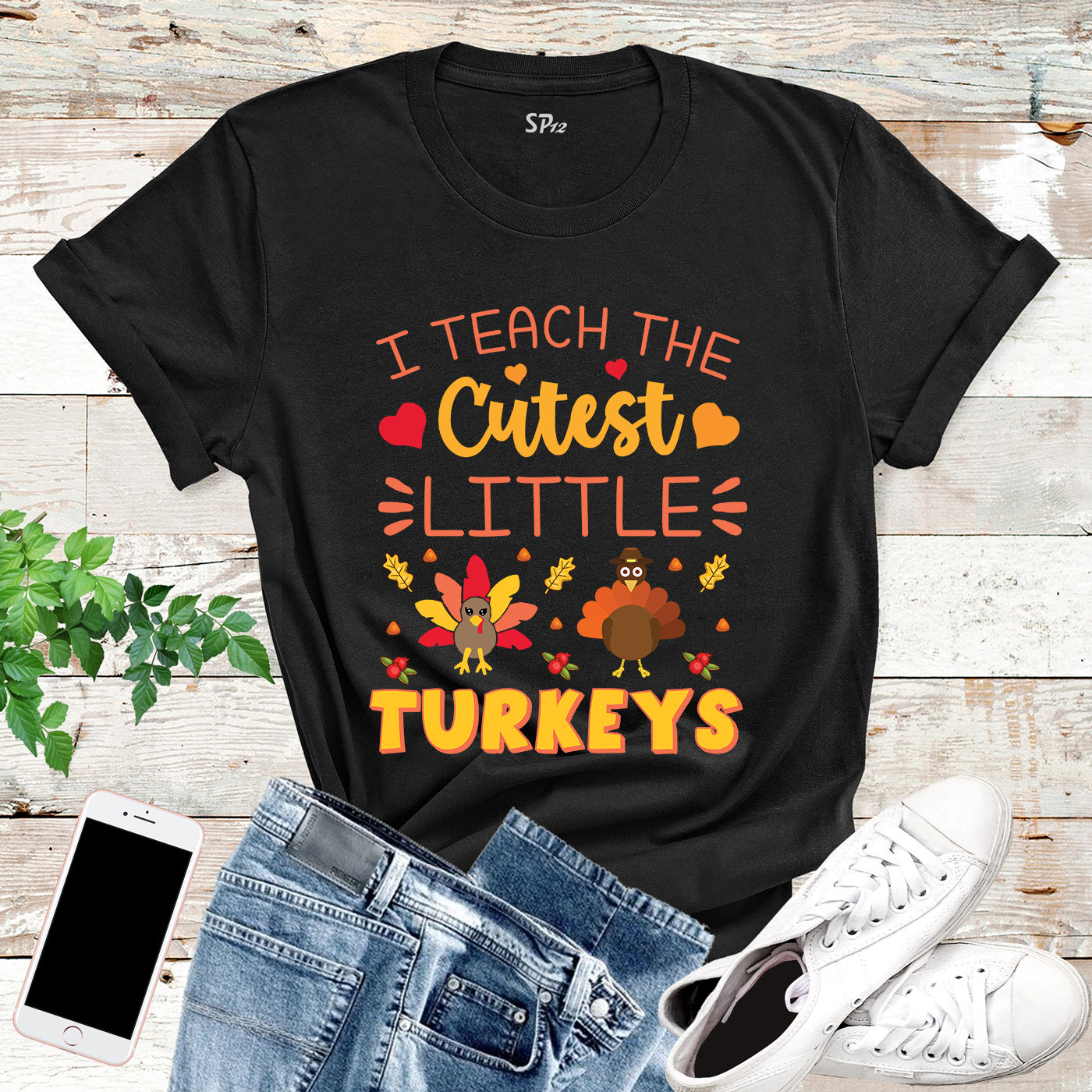 I Teach the Cutest Little Turkeys T Shirt